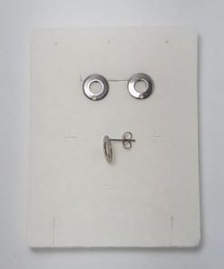 Perni Tondo Forato In Acciaio 10mm Col. Acciaio - 2Pz