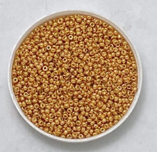 Perline Rocailles Miyuki 11/0 Col. Duracoat Galvanized Yellow Gold (4203) - 10 Gr