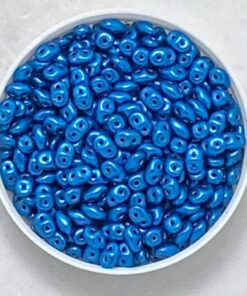 Superduo 2,5x5mm Col. saturated Metallic Nebulas Blue - 10 Gr