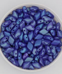 Gemduo 8x5mm Col. Pearl Shine Blue Grape - 5 Gr