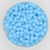 Perle Di Vetro Ceche 4mm Col. Alabaster Soft Sky Blue - 60pz