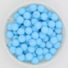 Perle Di Vetro Ceche 6mm Col. Alabaster Soft Sky Blue - 30pz