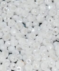Mezzi Cristalli 3mm Col. Chalk White Shimmer – 50 Pz